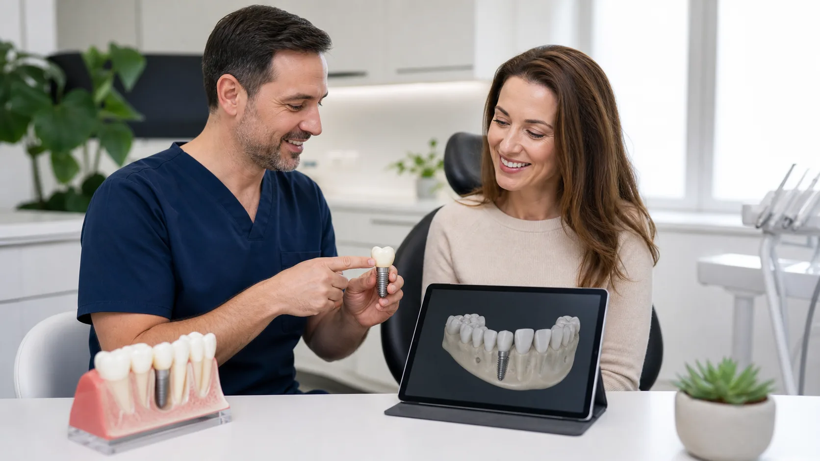 Dental implant comfort and natural-looking tooth replacement consultation in Blackburn North